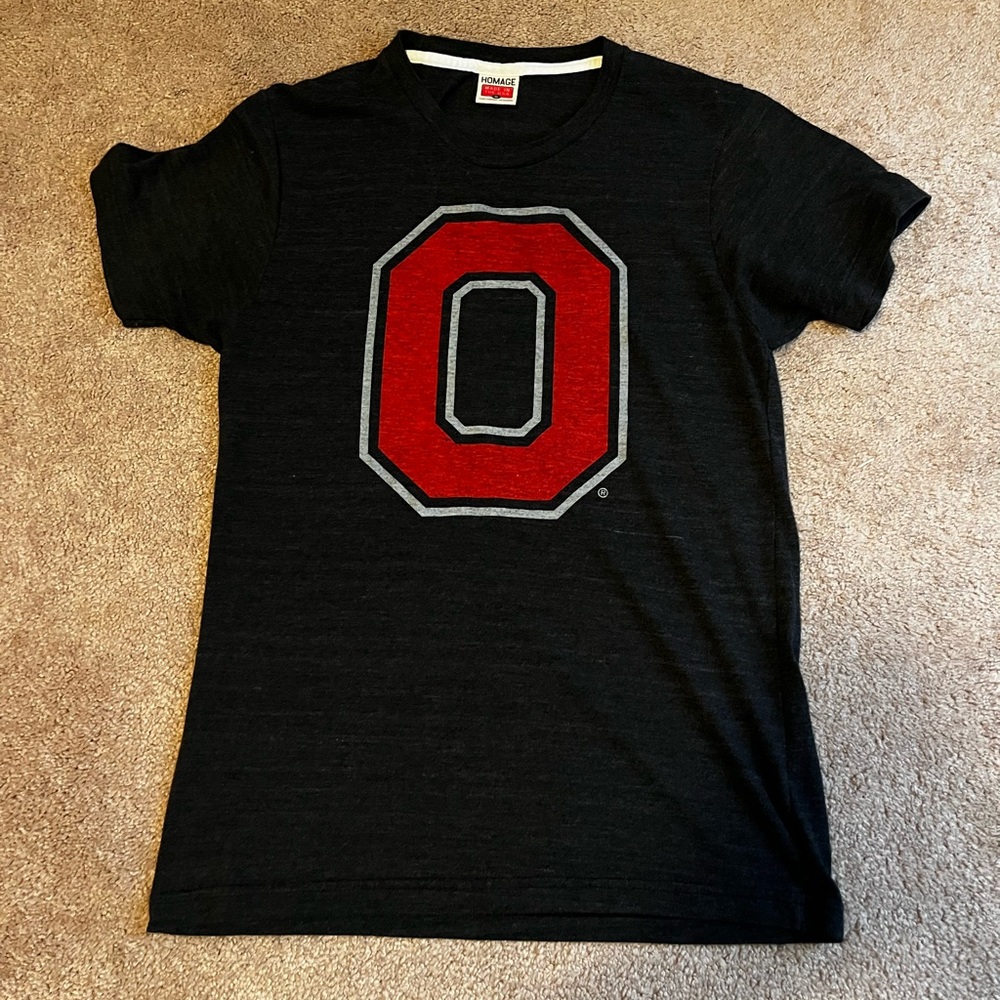 The Ohio State University Homage Women’s Block O Short Sleeve T-Shirt